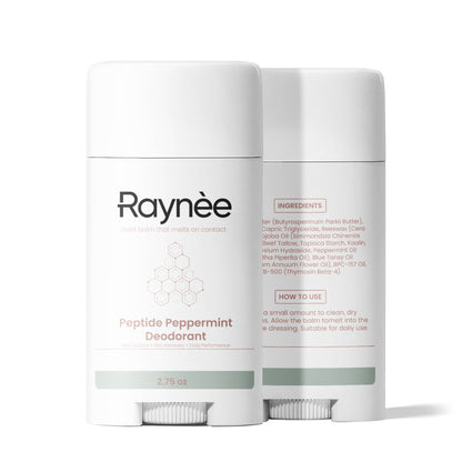 2 Pack Peptide Peppermint Deodorant