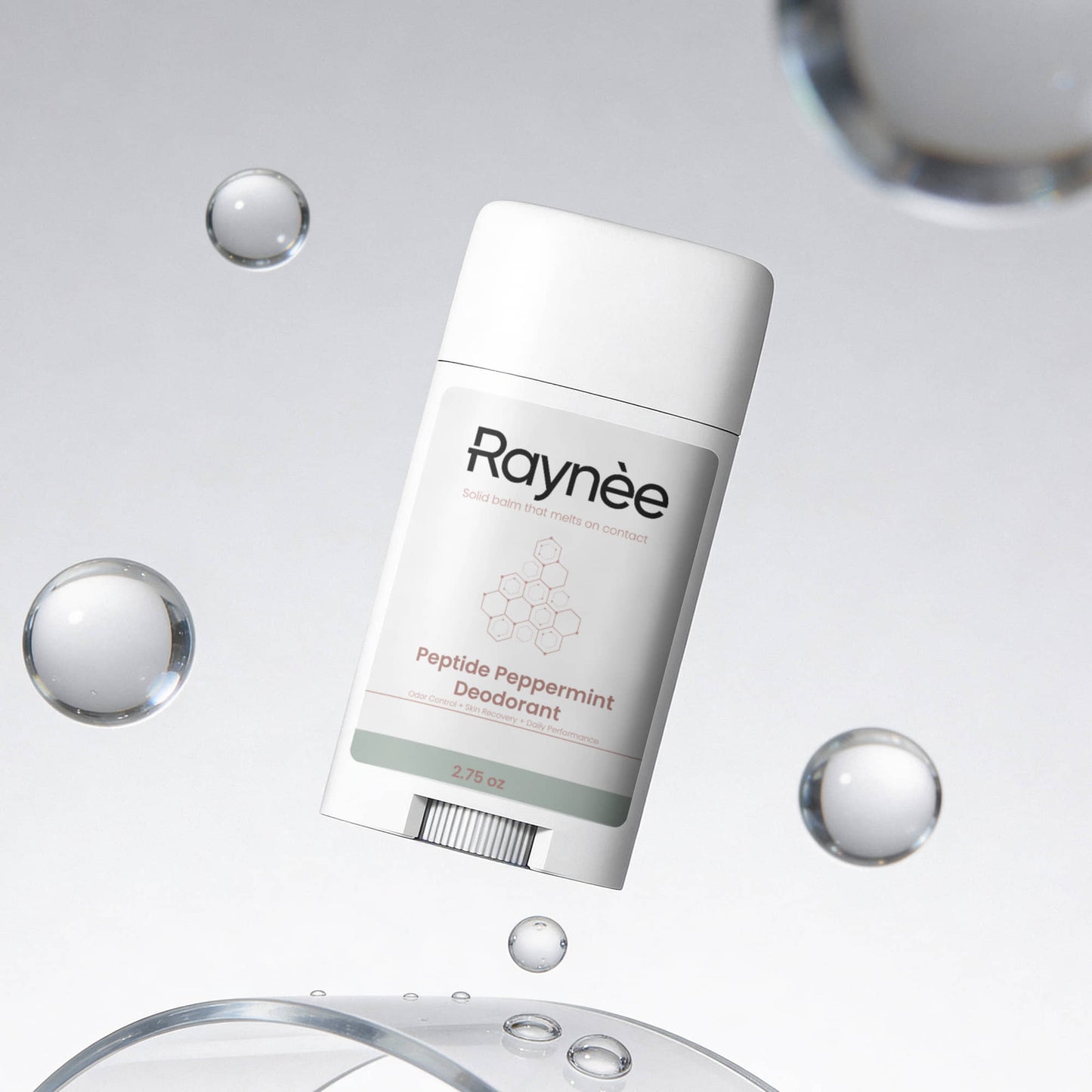 2 Pack Peptide Peppermint Deodorant