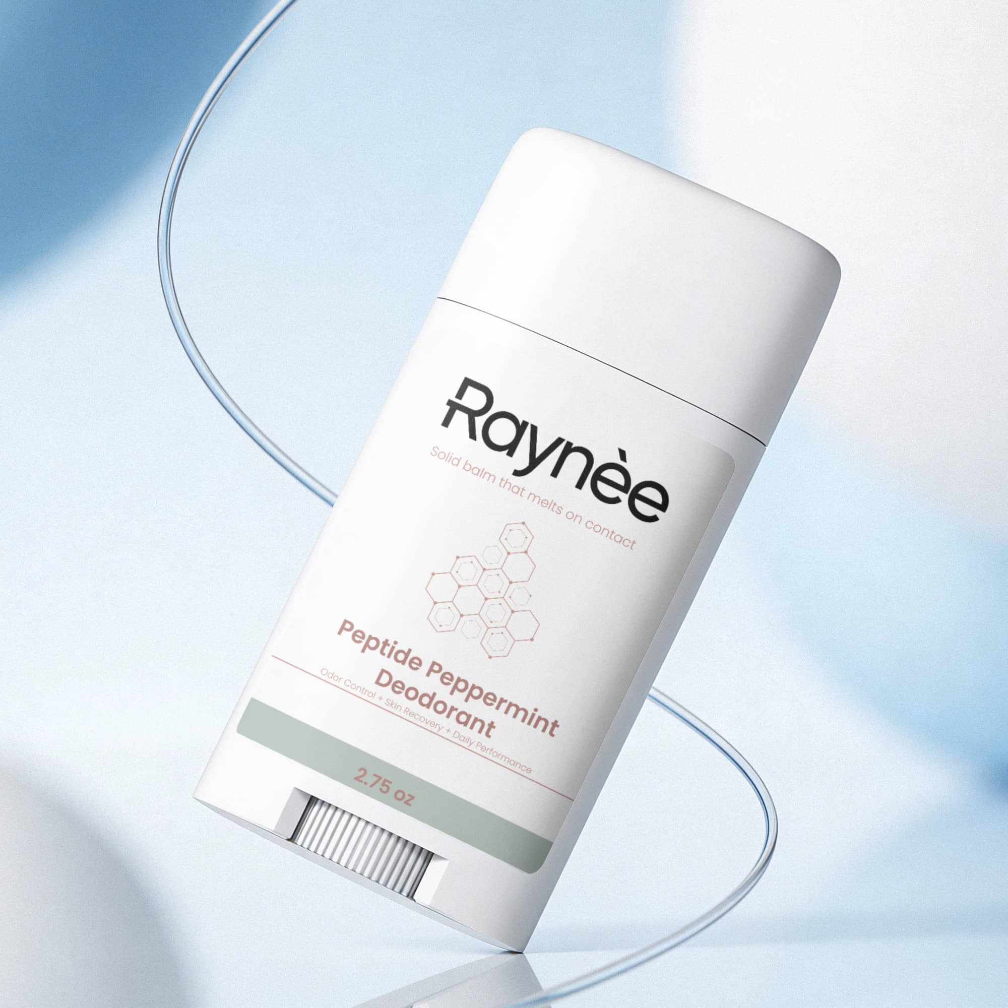 2 Pack Peptide Peppermint Deodorant