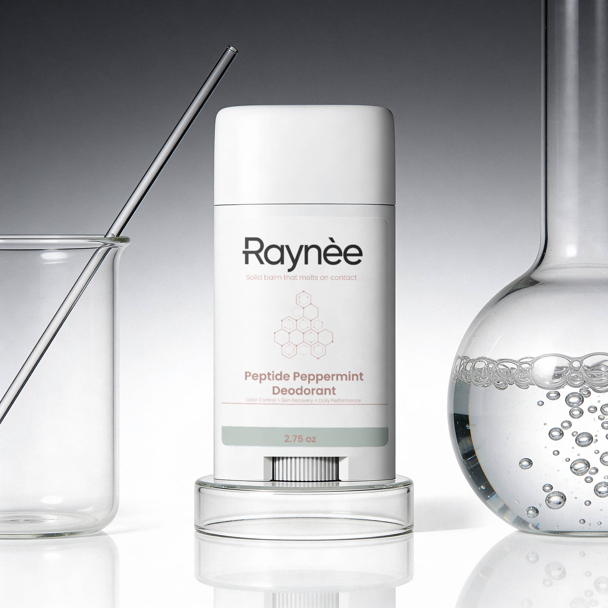 2 Pack Peptide Peppermint Deodorant
